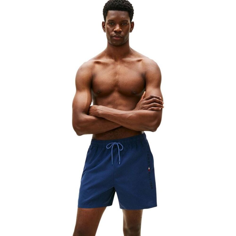 Tommy Hilfiger Blue Recycled Polyester Swim Men's Shorts